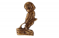 Oznaczenie WC "Chłopiec" Patyna